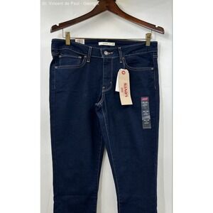 Levi's 711 Skinny Jeans Women's 30 Blue Dark Wash NWT
